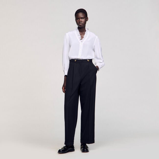 Chemise fluide en soie