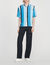 Chemise fluide rayée manches courtes