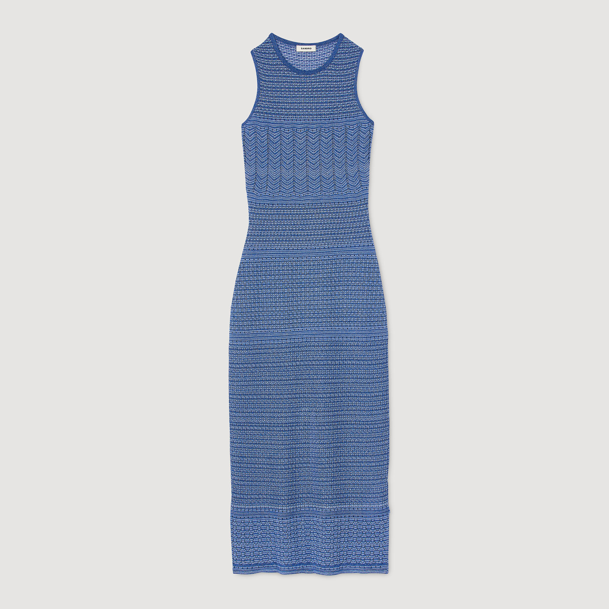 Robe midi en maille