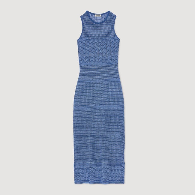 Robe midi en maille