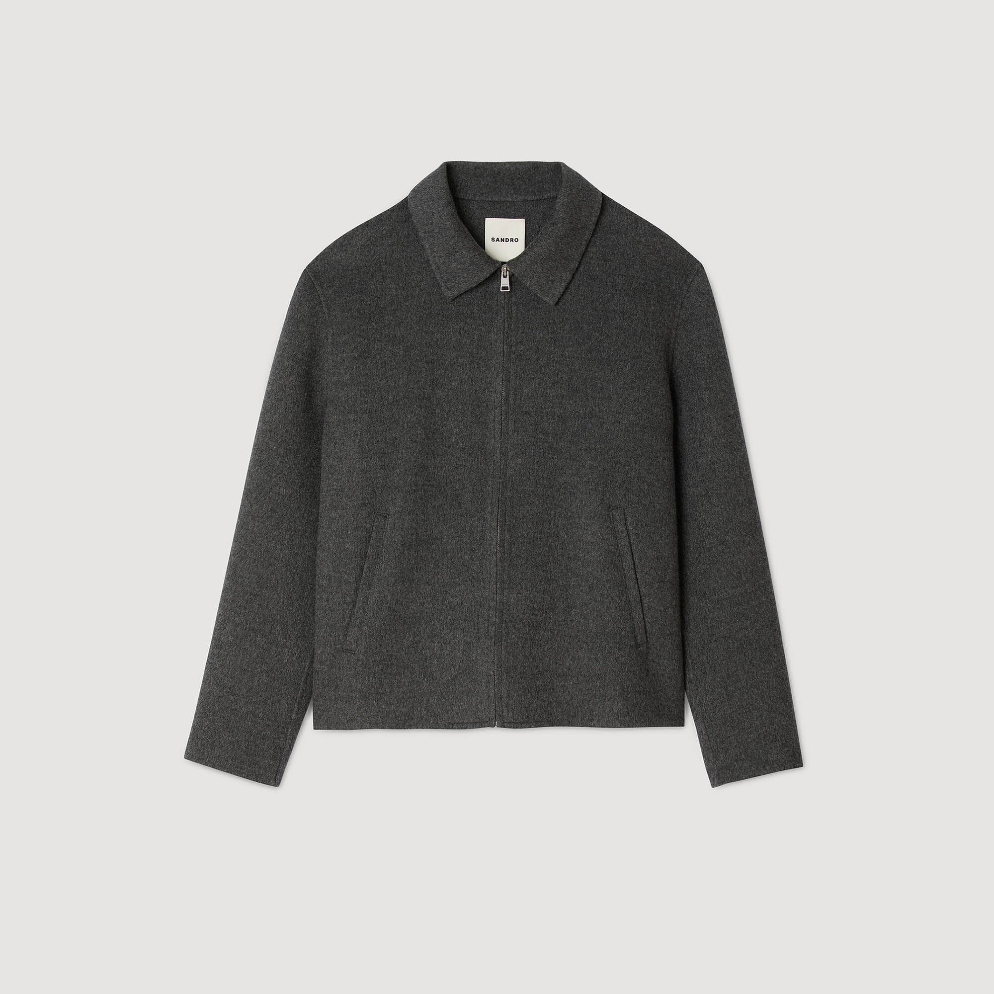 Blouson en laine double face