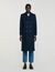 Manteau long croisé