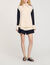 Chemise bicolore en lin