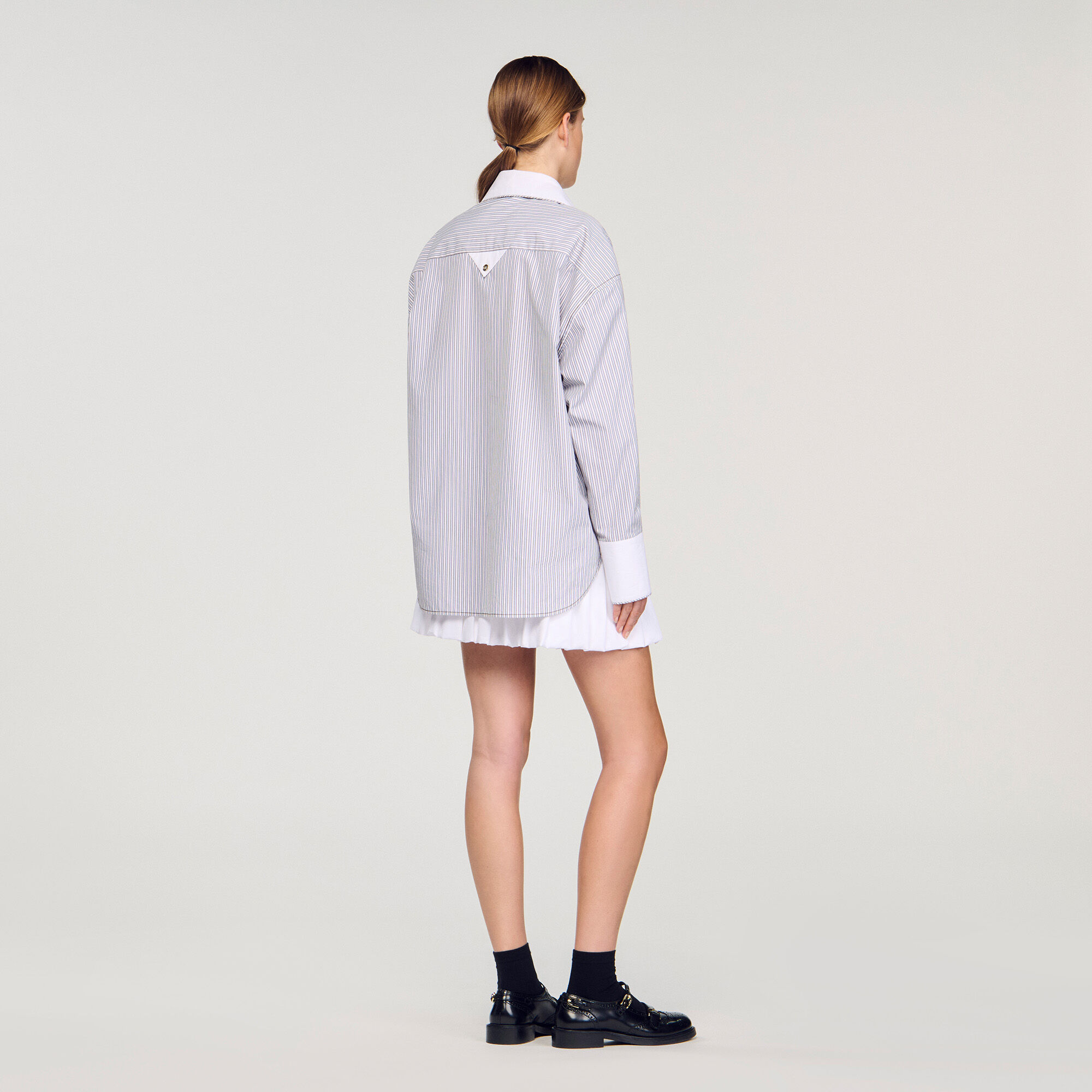 Chemise oversize rayée
