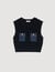 Top en maille et denim