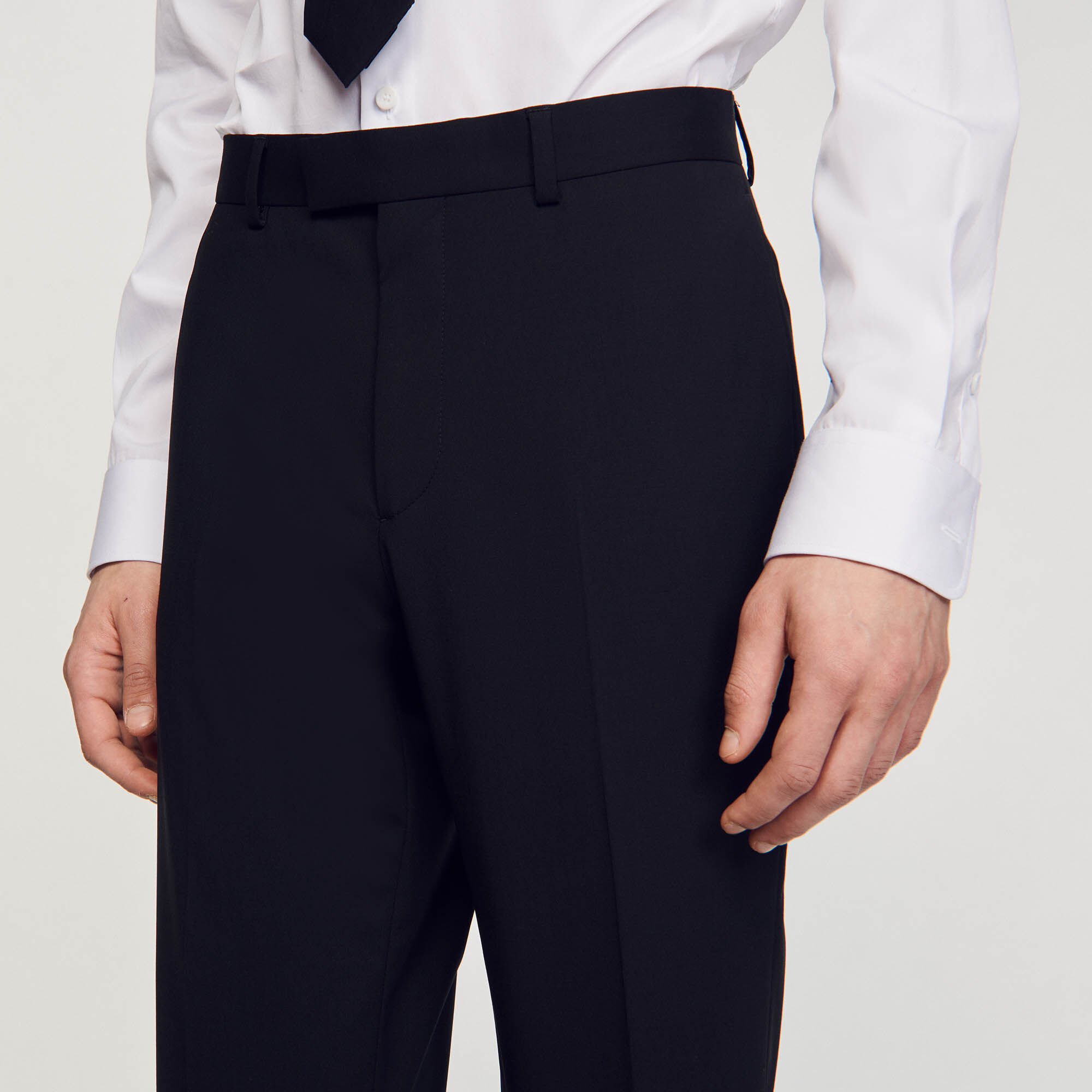 Pantalon de costume à coupe classique