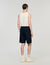 Short en coton à taille élastiqué