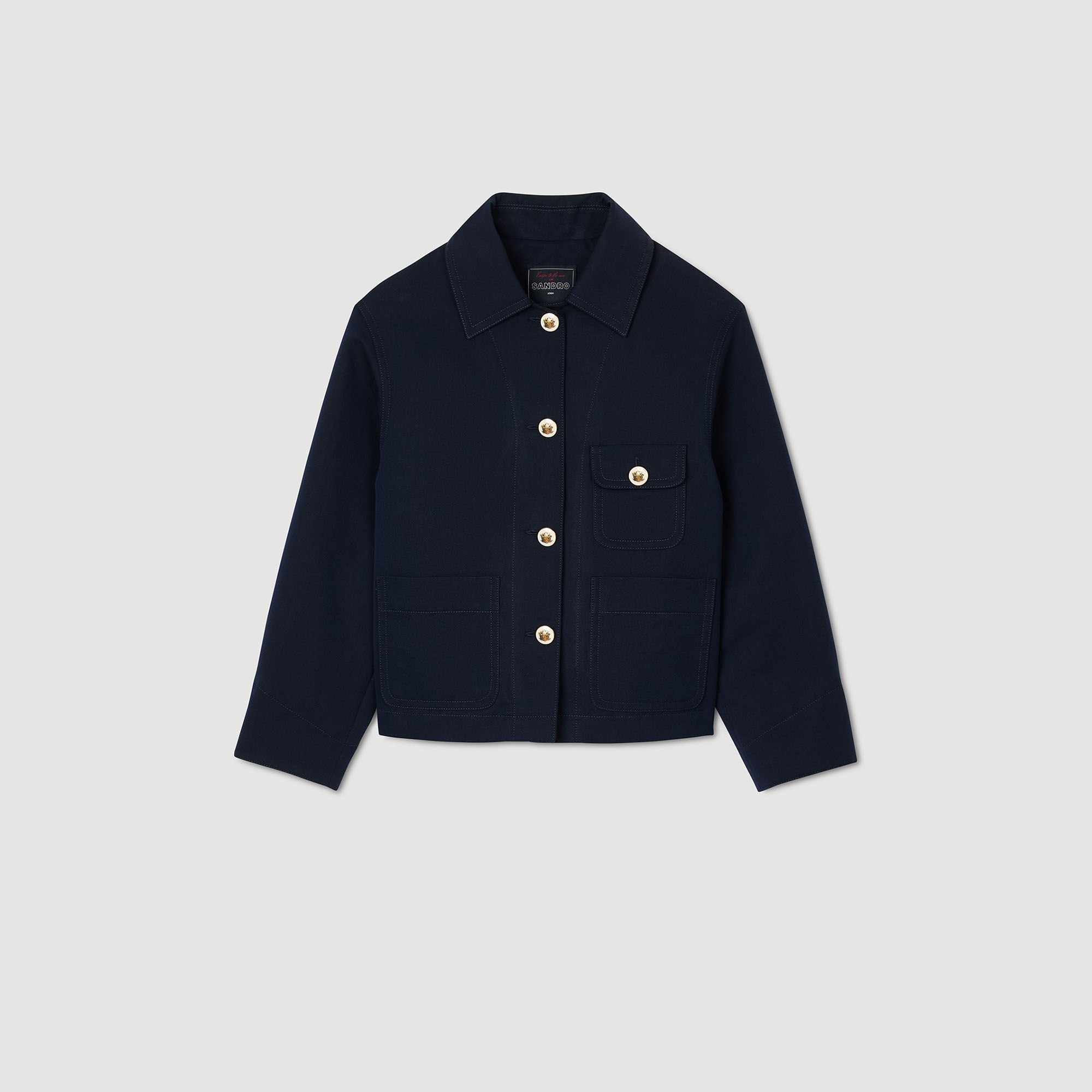 Blouson à boutons officier 