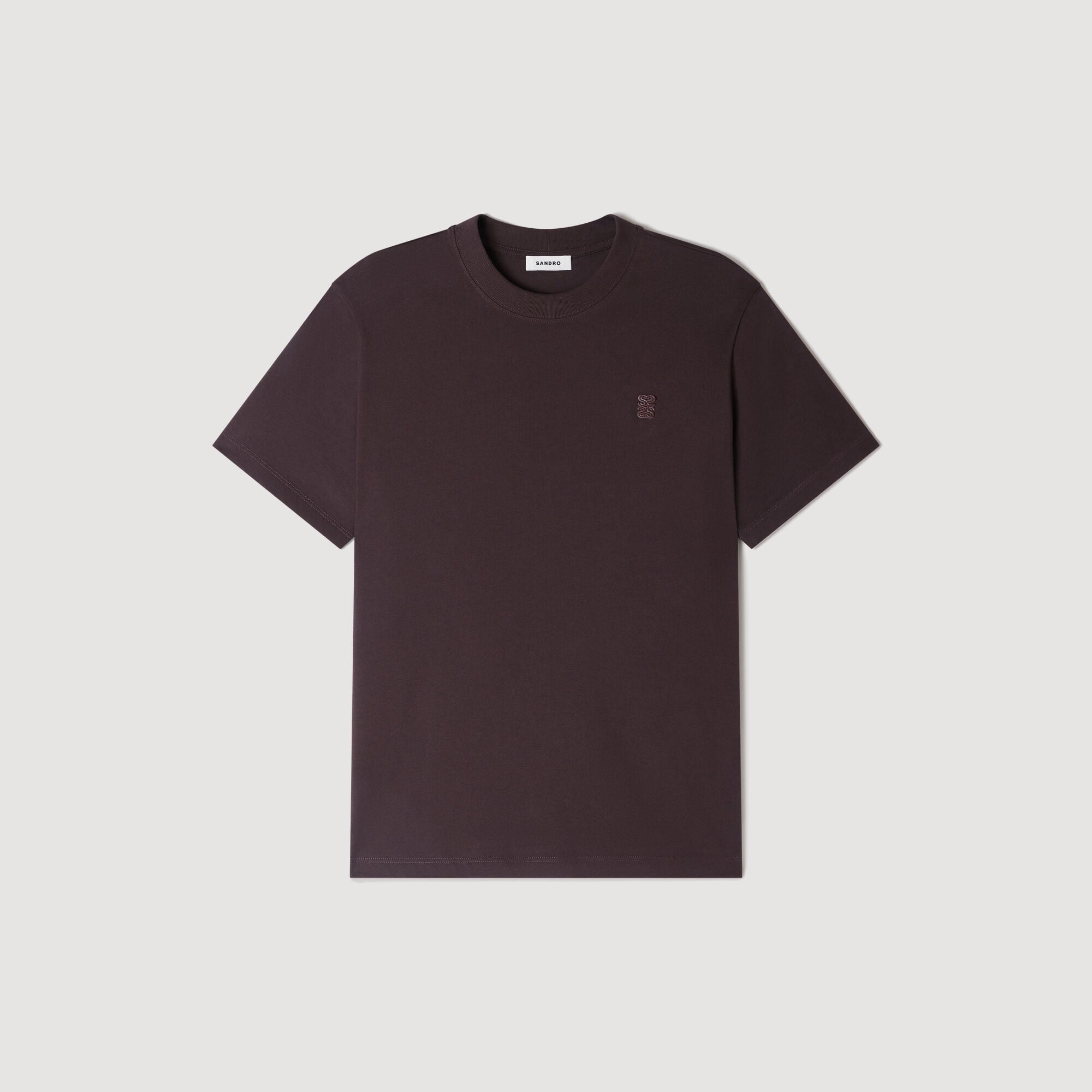 T-shirt en coton &agrave; logo