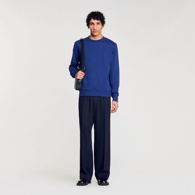 Sweatshirt en coton à logo 