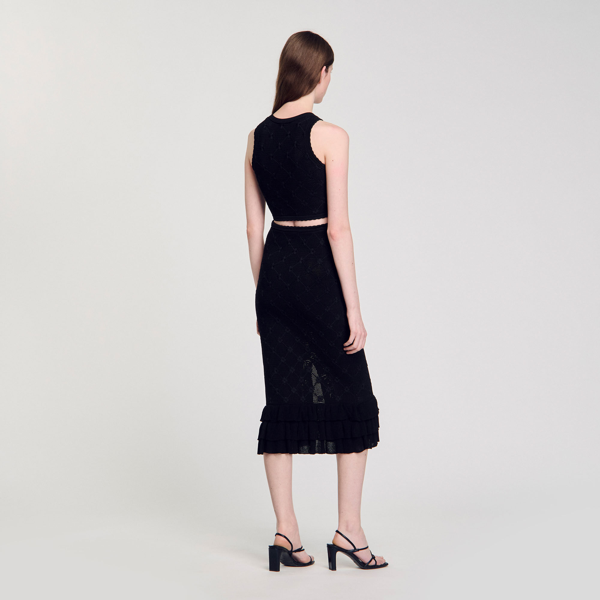 Top en maille fantaisie