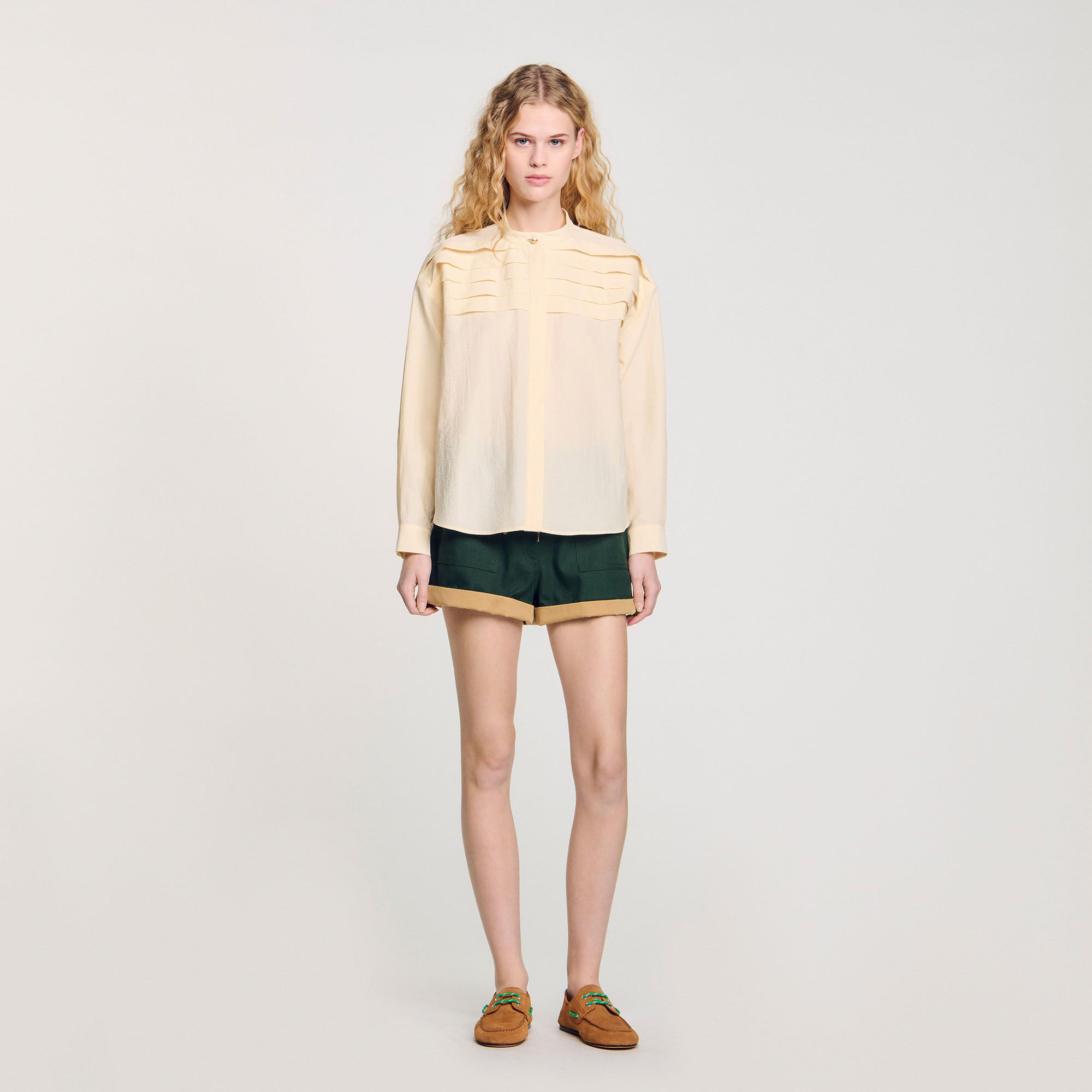 Chemise à détail bijou