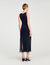 Robe longue à franges