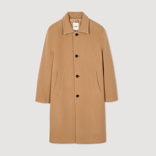 Manteau en laine et cachemire