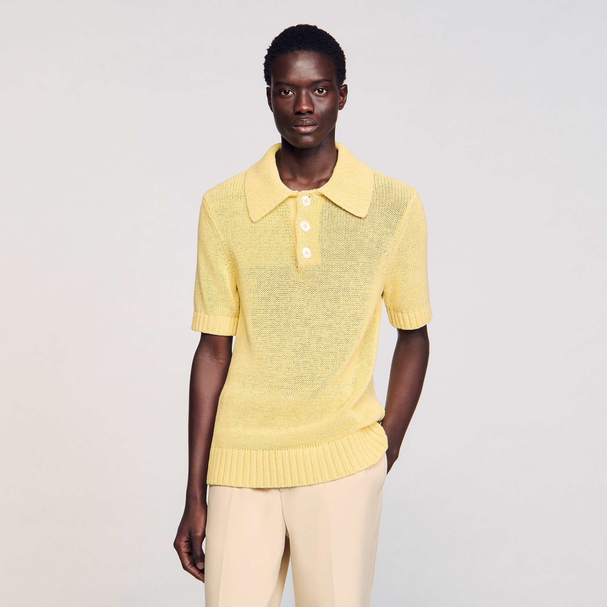 Polo en maille