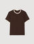 T-shirt bicolore à patch
