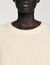Pull laine point nid d'abeille