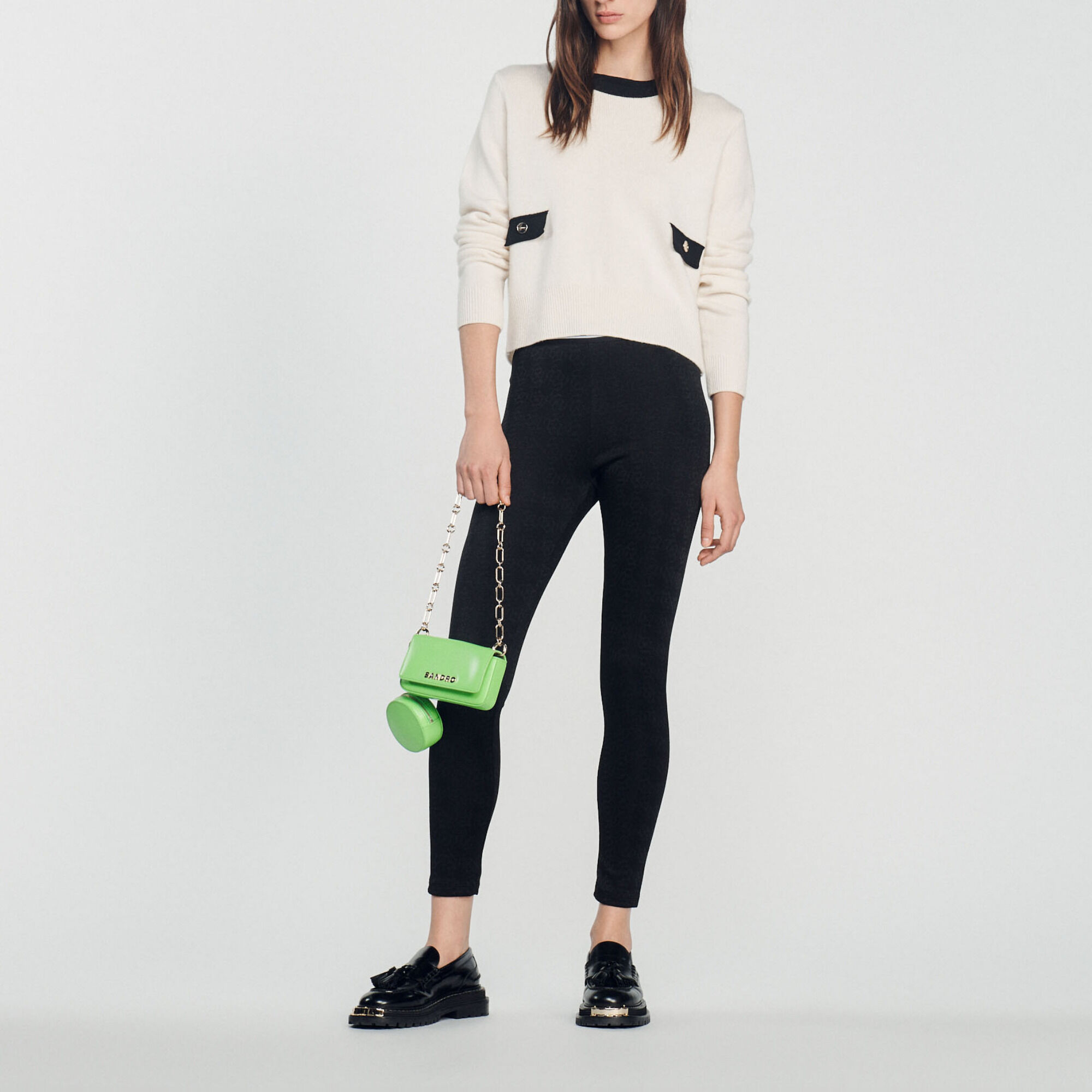 Pull noir sandro shop