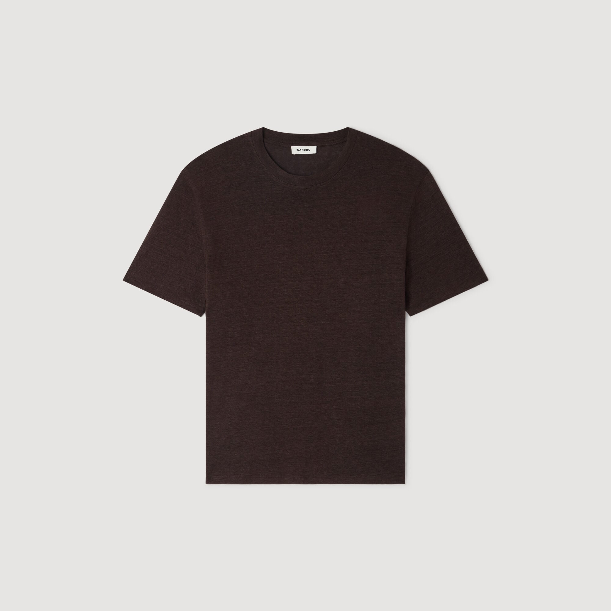 T-shirt en lin certifi&eacute;