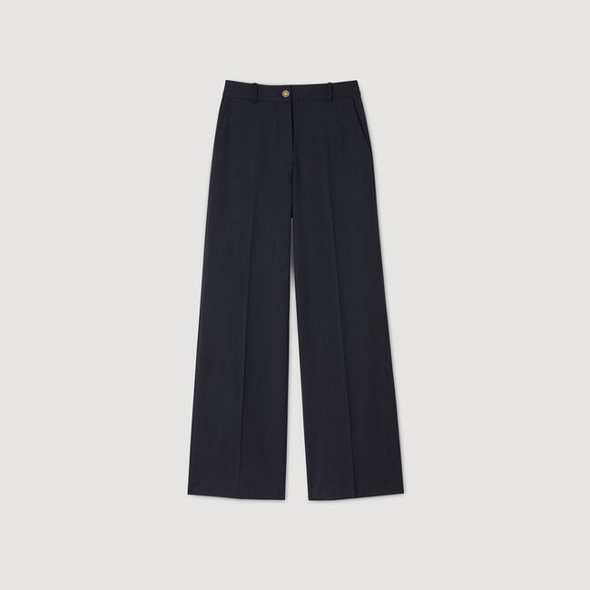 Pantalon à fines rayures