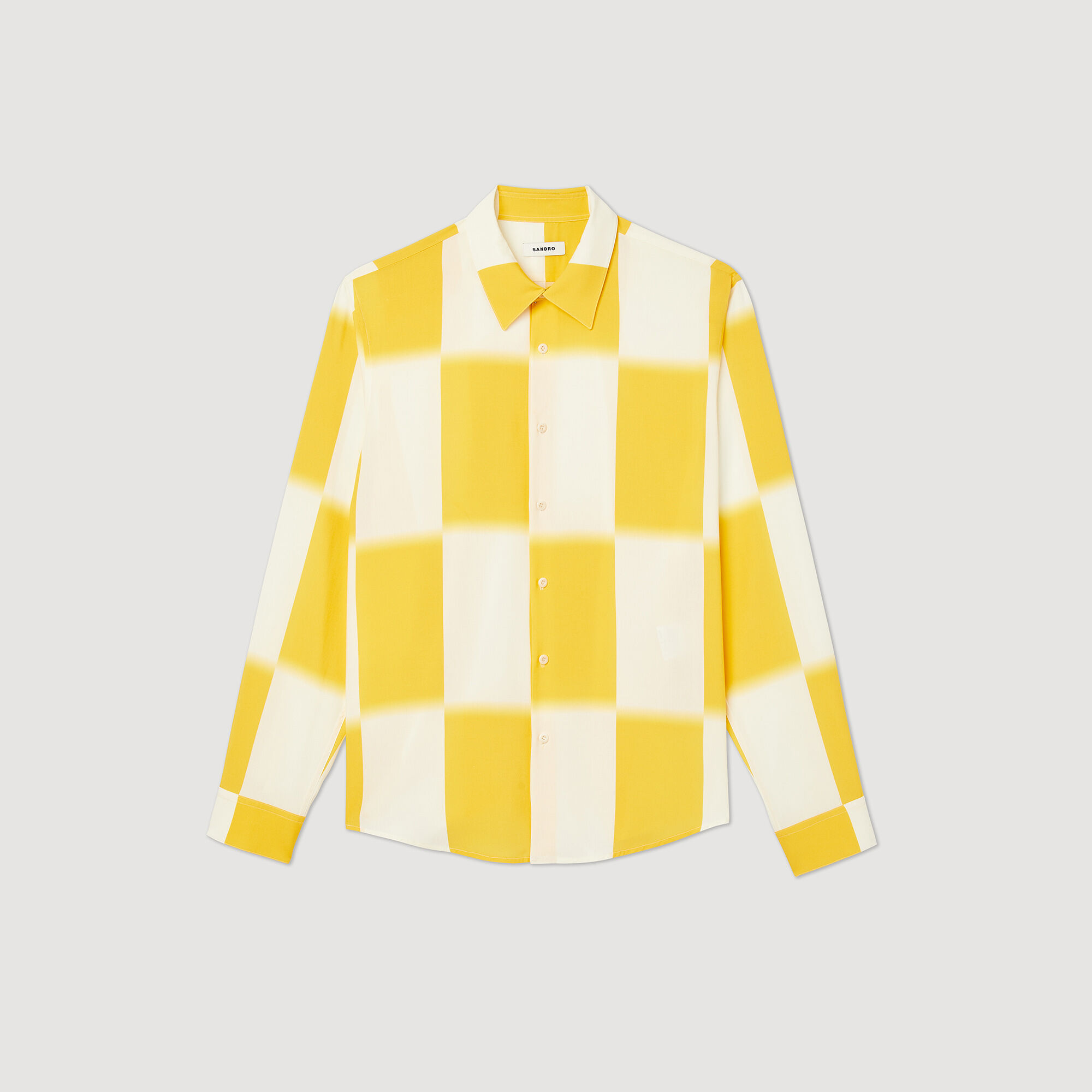 Chemise fluide imprimé carreaux