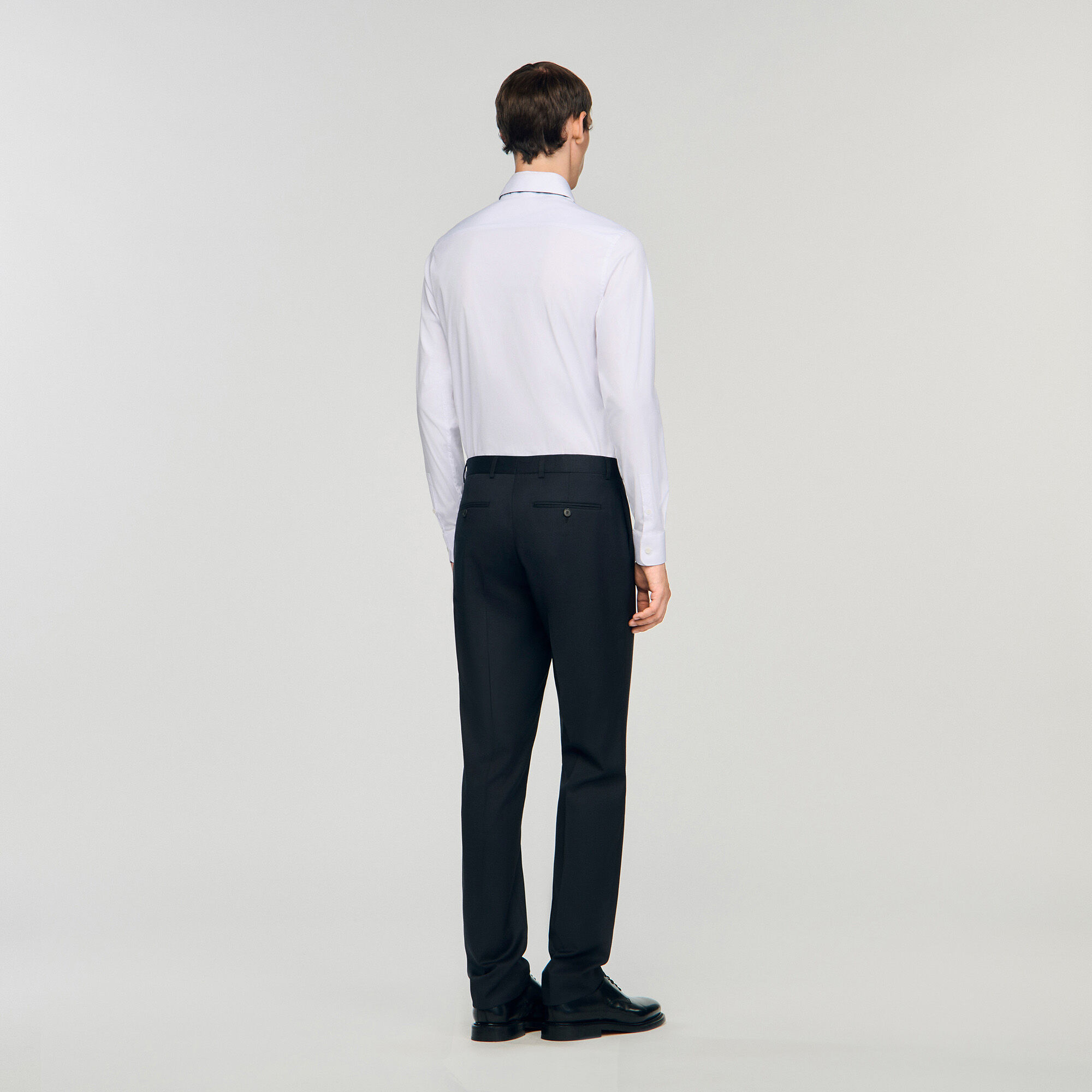 Pantalon en laine classique