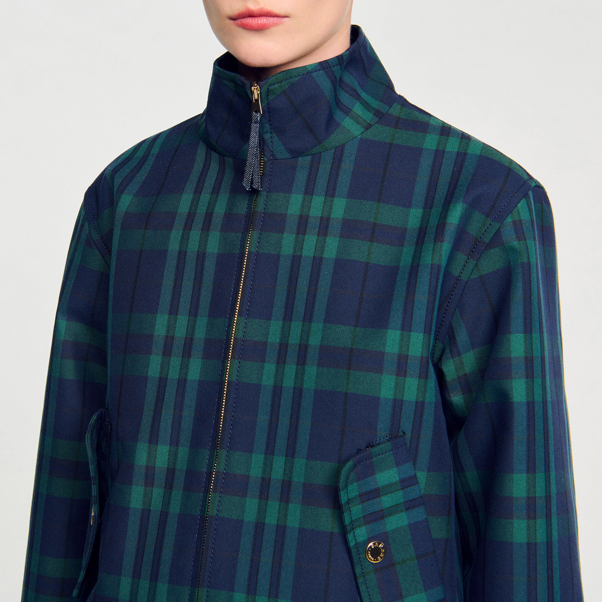Blouson à carreaux