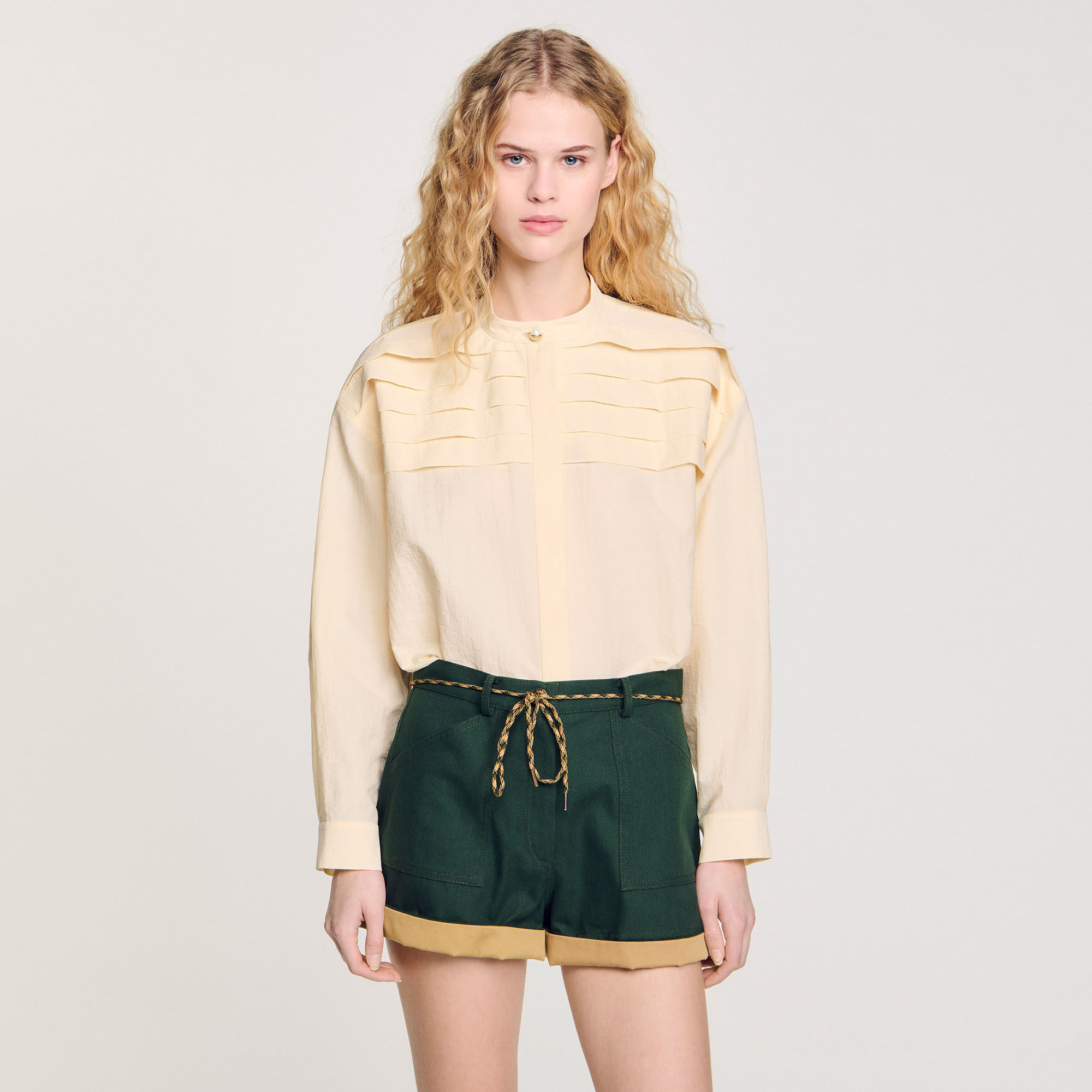 Chemise à détail bijou