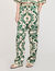 Pantalon à imprimé fleuri