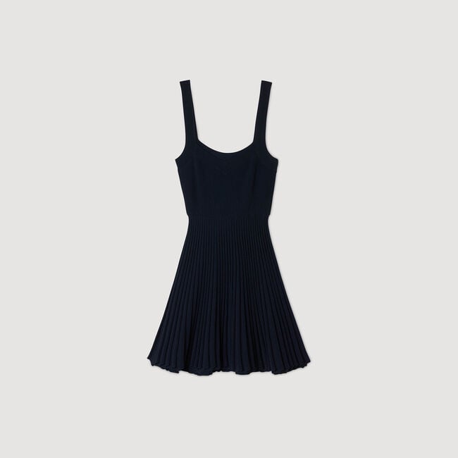 Robe courte en maille