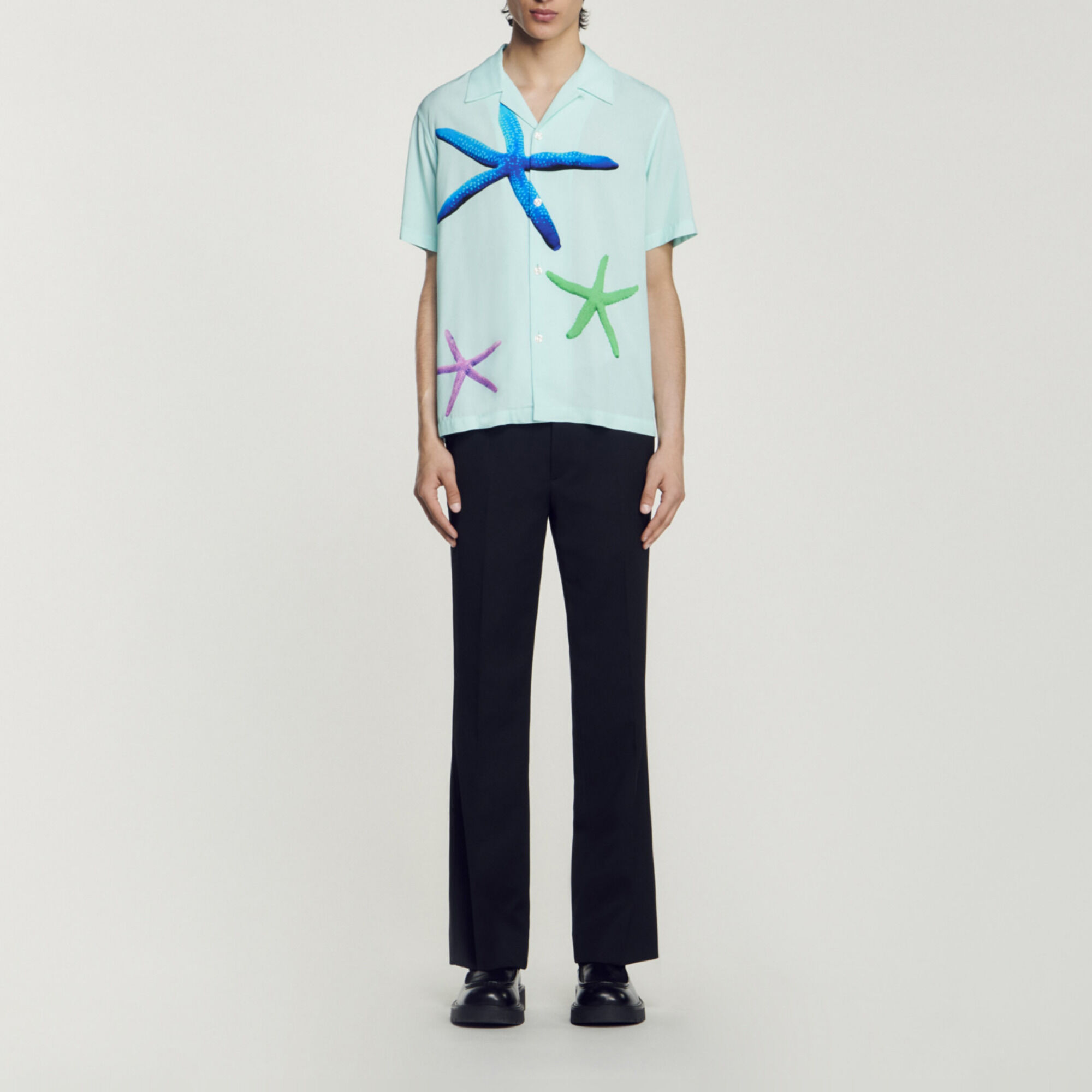Chemise imprimé étoiles de mer