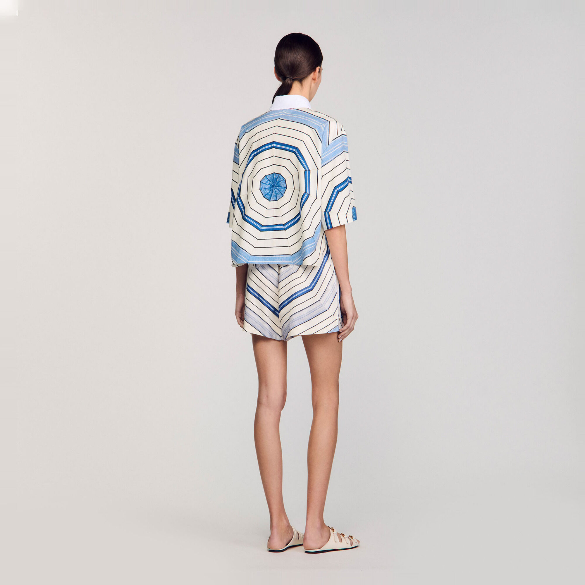 Chemise &agrave; imprim&eacute; spirales