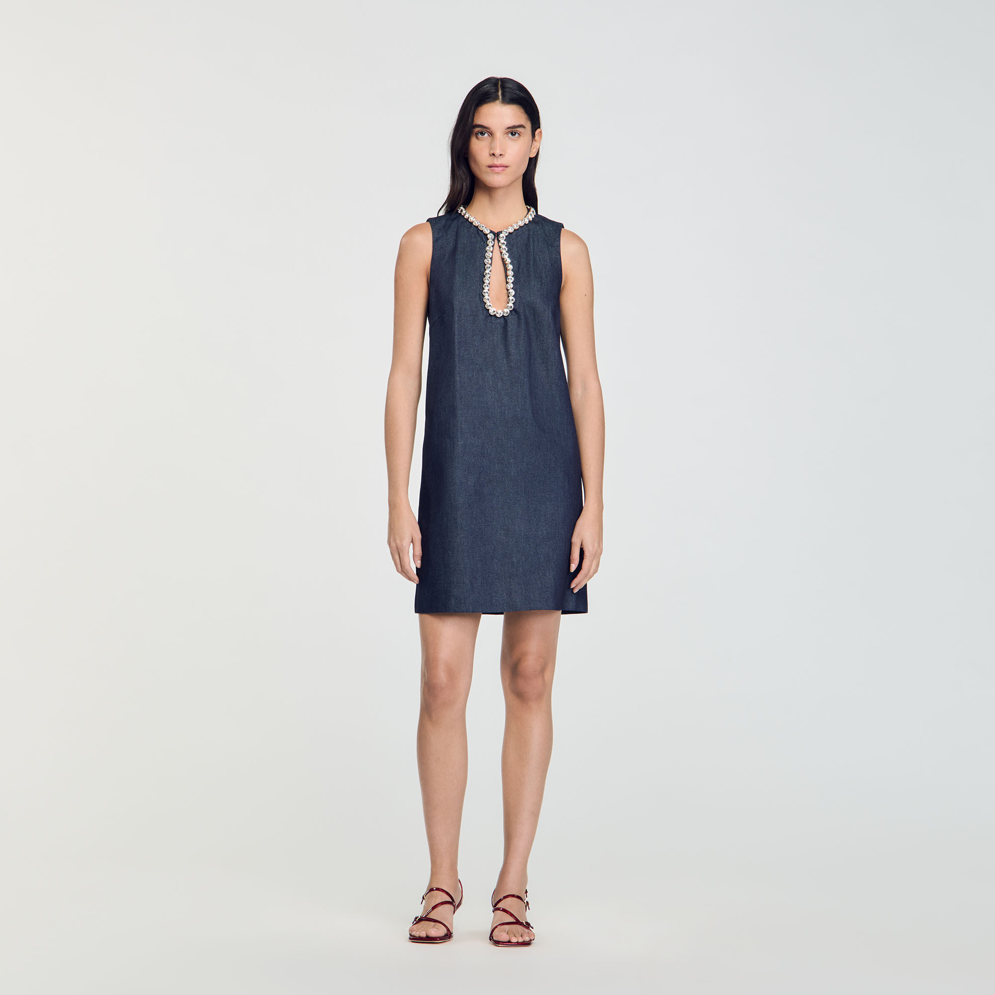 Robe bleu sandro discount