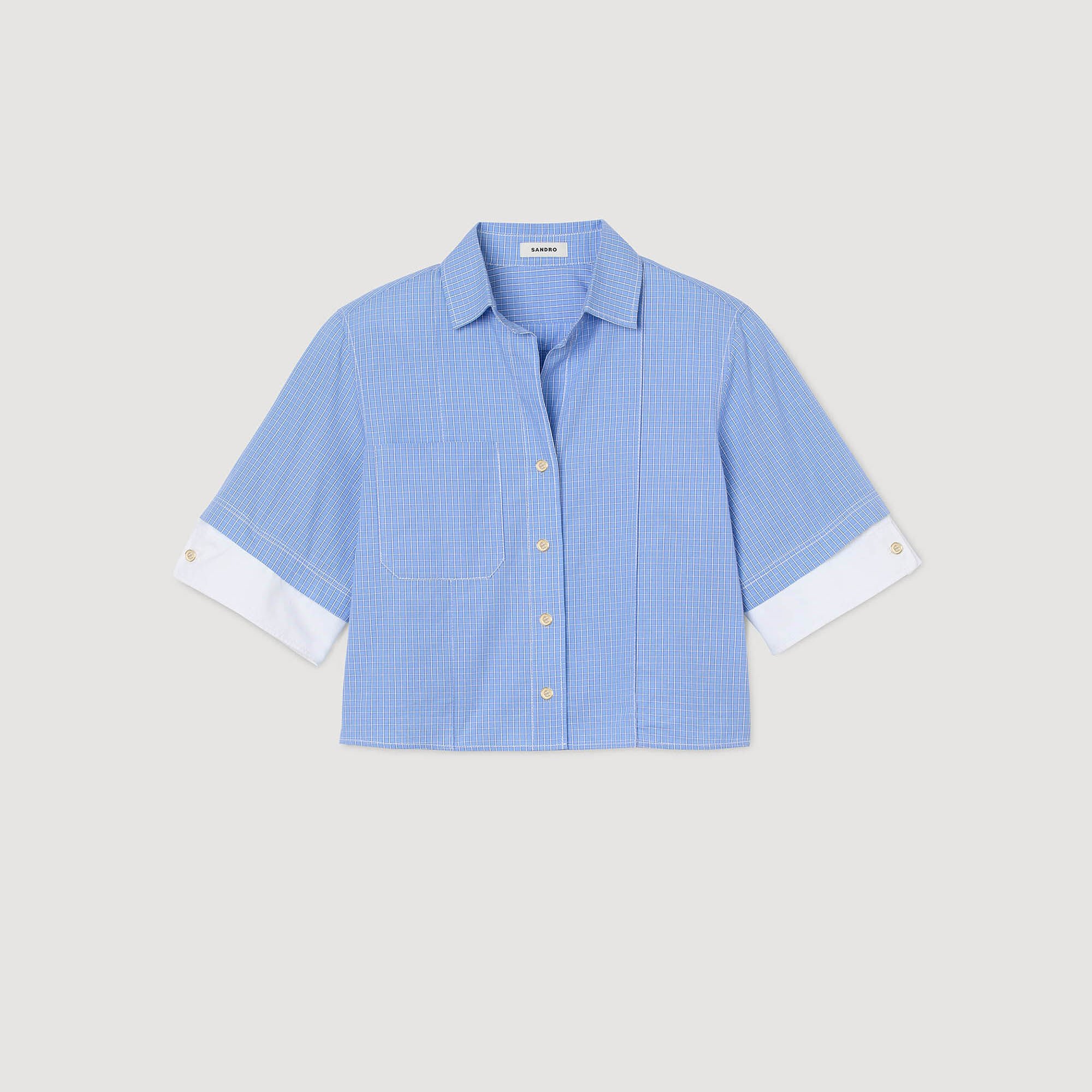 Chemise à carreaux oversize