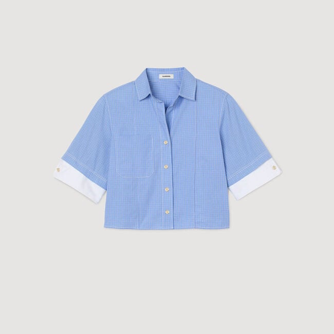 Chemise à carreaux oversize