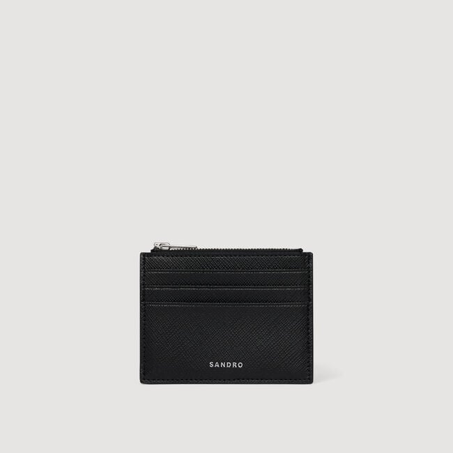 Porte-cartes en cuir reconstitu&eacute;