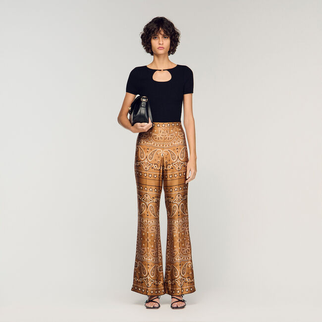 Pull &agrave; col ajour&eacute;