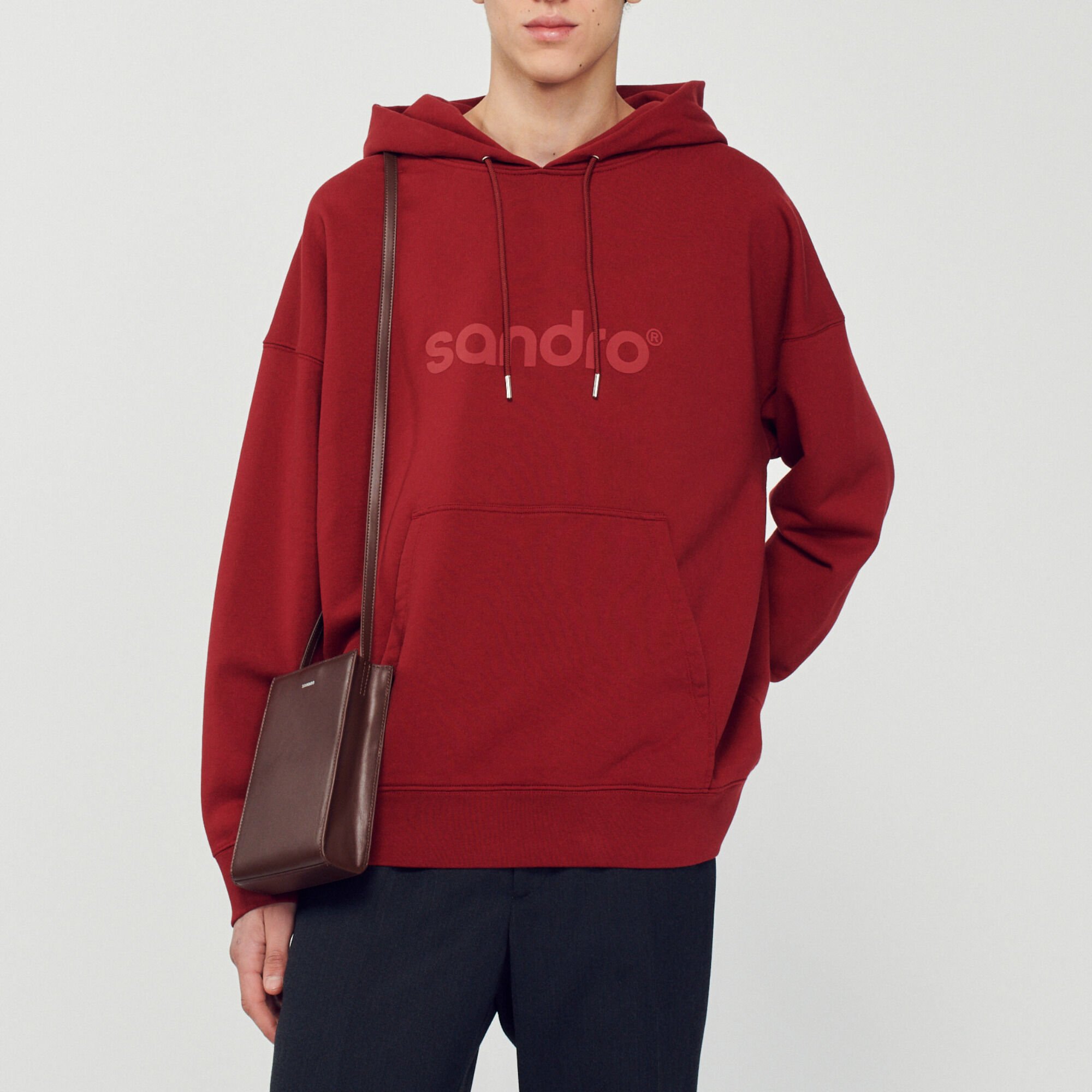 Hoodie oversize à logo
