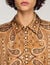 Chemise courte &agrave; imprim&eacute; bandana