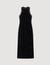 Robe longue en velours &agrave; strass - Femme | Sandro Paris