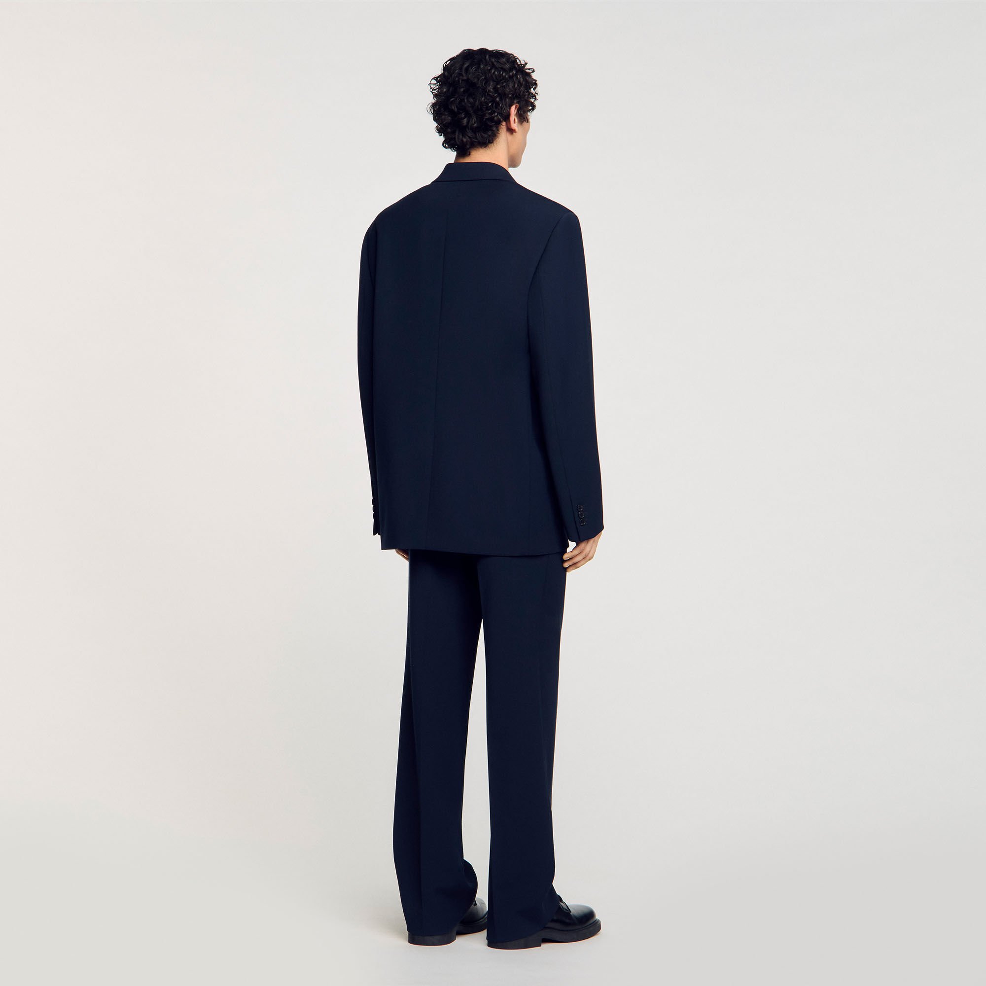 Veste de costume oversize en laine