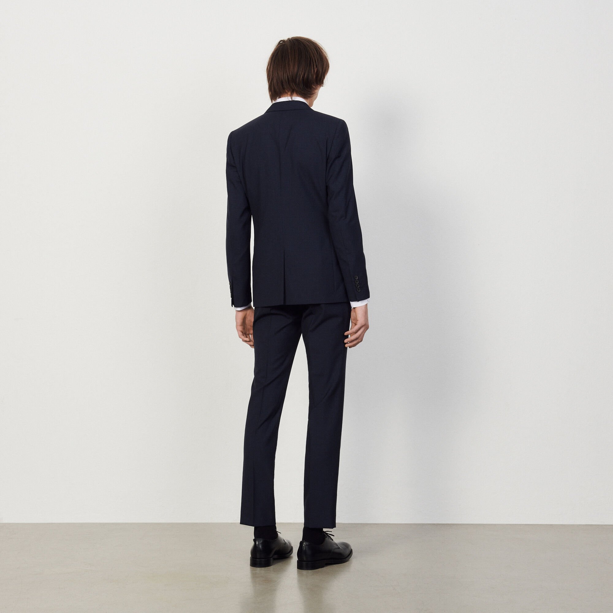 Veste de costume en laine vierge