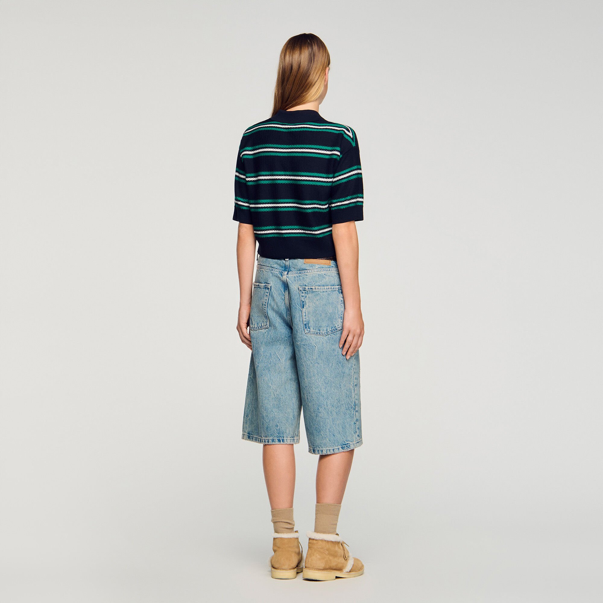 Pull à col polo