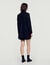 Manteau mi-long &agrave; col en velours - Femme | Sandro Paris