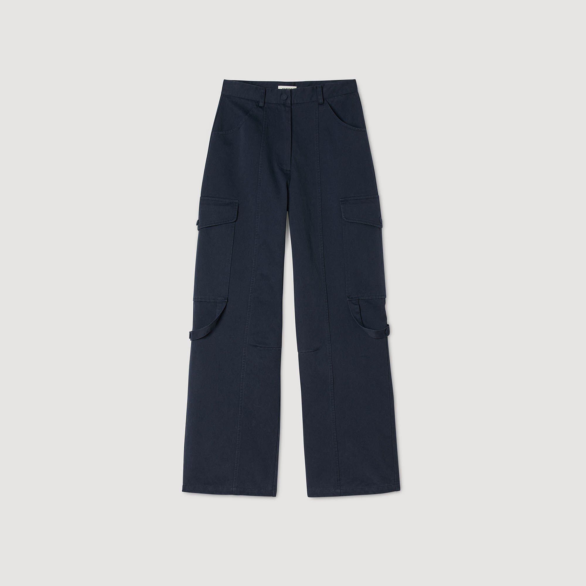 Pantalon cargo en denim