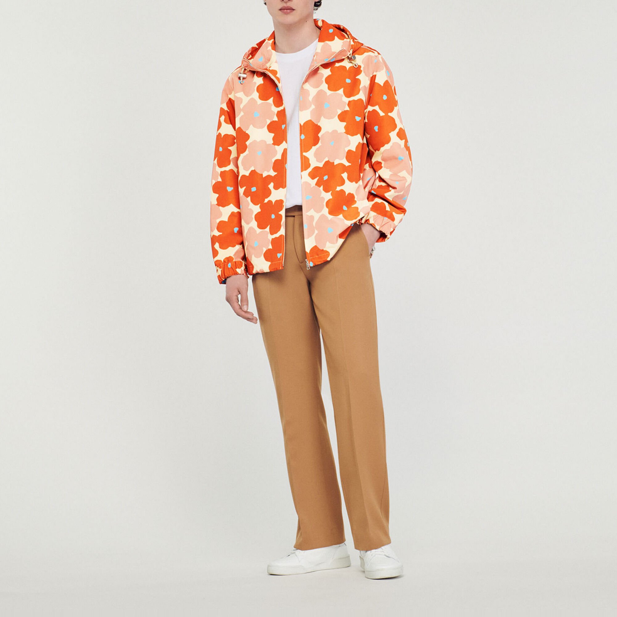 Blouson imprimé fleurs