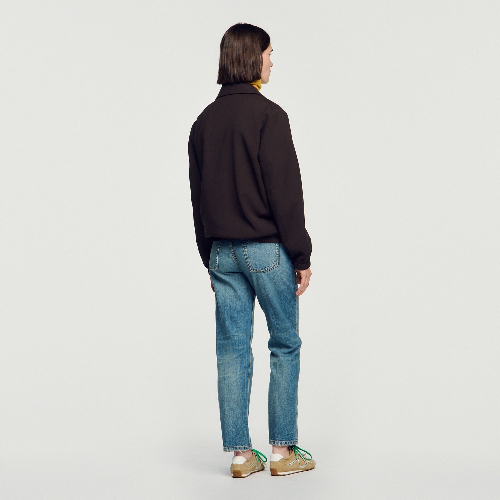 Blouson zipp&eacute; en laine - Mixte | Sandro Paris
