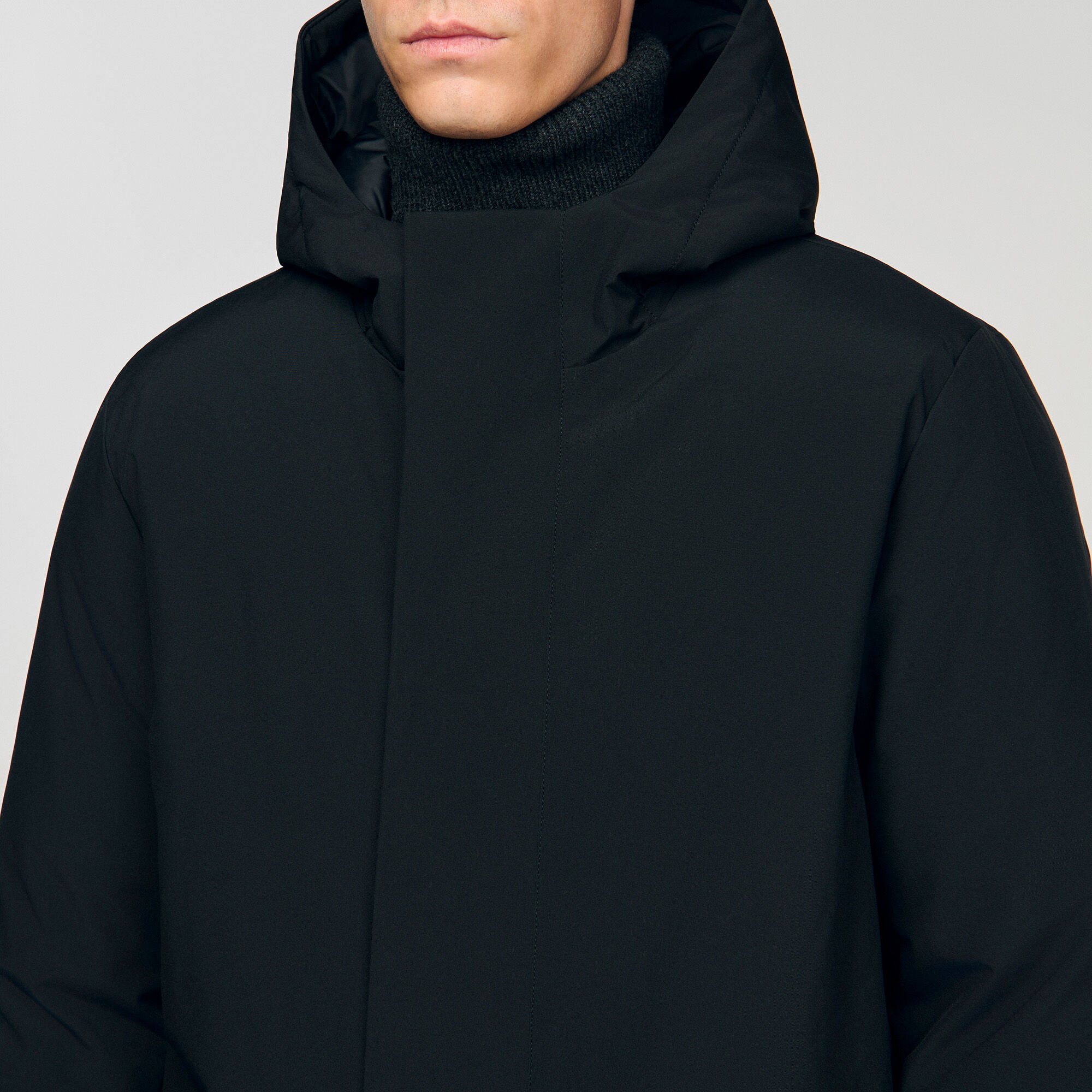 Parka avec capuche et fermeture