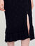 Jupe midi en maille