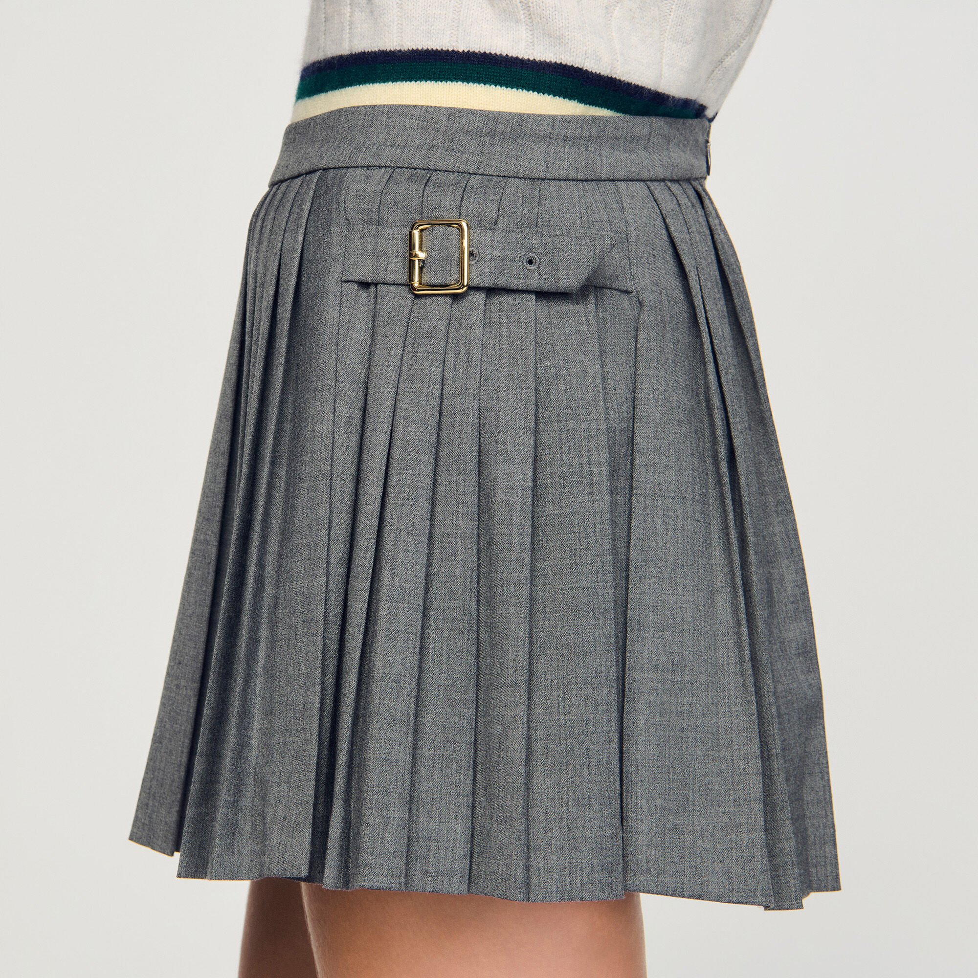 Jupe short à plis